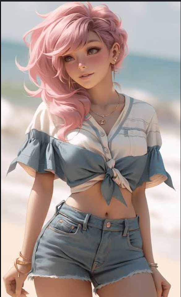 Pink hair NSFW AI chat in character.ai