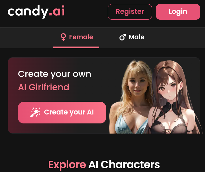 Candy.Ai meilleur porno IA asiatique 